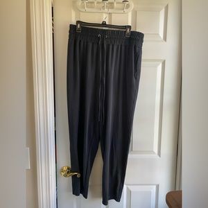 Black Fabletics XL joggers harem style pants